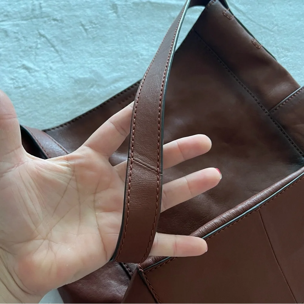FRYE Leather Side Pocket Boho Purse